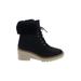 Nicole Miller Boots: Black Solid Shoes - Women's Size 9 - Round Toe