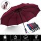 Home Useful Fashion High Quality 10 Ribs 3 Folds Automatic Folding Umbrella Compact Travel Parasol Windproof Uv Resistance