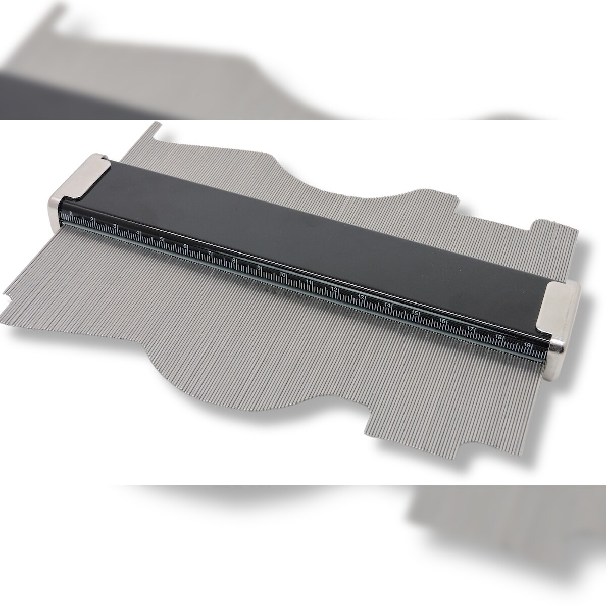 Shinwa 44601 Konturenlehre C, 200mm, hochwertige Kopierlehre aus Edelstahl Image