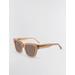 Women's Modern Muse Square Sunglasses in Nude / O/S | BCBGMAXAZRIA