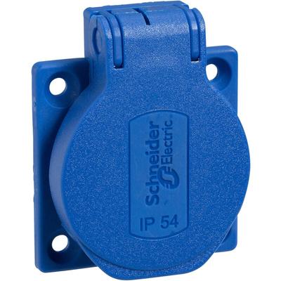 PKS51B Einbau-Steckdose IP54, IK08 Blau - Schneider Electric Image