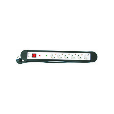 Steckdose 6fach mit Überspannungsschutz Weiß Electro Dh 36.256/B 8430552121793 Image