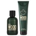 Dsquared2 Green Wood EDT Geschenkset EDT 100 ml + 100 ml Aftershave Balm + 100 ml Duschgel