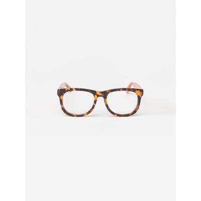 J.McLaughlin Women's Barlett Readers in Tortoise Brown Leopard, Size 2.0