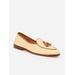 J.McLaughlin Men's Oskar Grasscloth Loafers Natural/Brown, Size 8 | Cotton/Leather/Polyamide