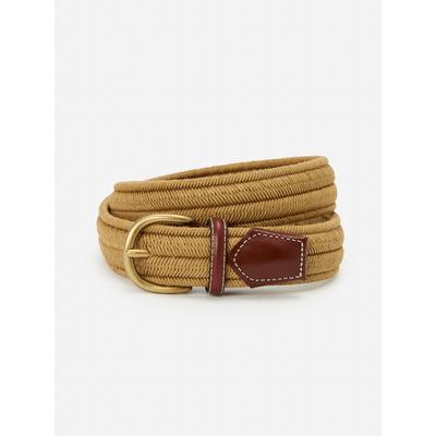 J.McLaughlin Men's Ray Belt Khaki, Size 36 | Cotton