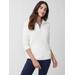 J.McLaughlin Women's Rupert Sweater Egret White, Size XL | Cotton/Nylon