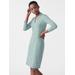 J.McLaughlin Women's Ivana Dress in Mod Collage Green/Aqua, Size XL | Nylon/Spandex/Catalina Cloth