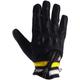 Helstons Ziper Gants de moto d’été, noir-blanc-jaune, taille XL