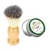 SUMDUINO Men s Shaving Soap Shaving Cream Mint Softening Beard Foam Shaving Brush Set Skin Care