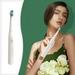 kosheko Electric Toothbrush Smart SonicS Soft Bristles IPX7 5 Modes 30 Seconds Reminder To Change Zones Memory Smart 2-minute Timer Fully Automatic Electric Toothbrush White