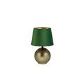 Lampe design en verre vert