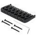 7 Strings Saddle Bridge Black Metal Musical Instrument Accessories for Electric Guitar