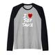 I Heart (Love) Sojasauce Kochen asiatische chinesische Sojabohnen Raglan