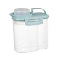 Weloille Airtight Food Storage Containers Kitchen Airtight Jars With Lid Storage Box Stackable Food Containers Kitchen Cabinets Organize Pet Food Treats