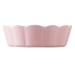 Creative Pet Ceramic Bowl Flower Cat Bowl Medium Dog Bowl Anti-Overturning Pet Bowl - pink