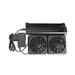 ESULOMP Aquarium Fans Cold Wind Chiller Water Cooler 2 Fan Heads