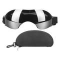 Dog Sunglasses Pet Goggles with Adjustable Strap UV Protection Eye Wear Windproof Sandproof Pet Glasses for Dog Cat Silver