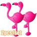 Vnanda 2Packs Inflatable Pink Flamingo Hawaiian Party Decoration Bachelorette Flamingo Party Decorations Tropical Beach Pool Birthday Party Supplies Girls Adults Kids
