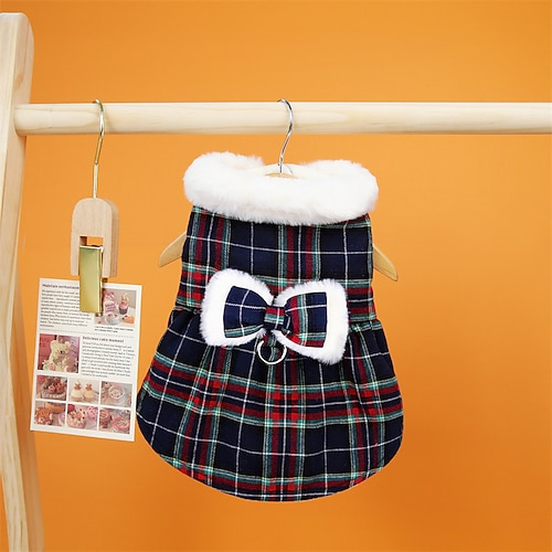 Hund Katze Kleid Elegant Niedlich Winter Atmungsaktiv Weich Waschbar Bequem Dicht Urlaub Alltagskleidung Alltagstauglich Wochenende Spaziergang Hundebekleidung for Katze Hund Husky Labrador Alaskan Image