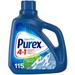 Purex Liquid Laundry Detergent Mountain Breeze 150 Fluid Ounces 115 Loads