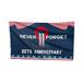 Never Forget 9.11 Two Towers 20th Anniversary Flag Polyester Double Side Flag Garden Yard Decor 20th Anniversary Flag Never Forget 9.11 Two Towers Double Side Polyester Flag with 2 Metal 3x5 Feet