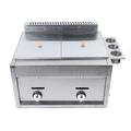 MIDUO Commercial Countertop Gas Fryer 2 Baskets Deep Fryer Propane(LPG) 6L*2