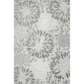 nuLOOM Monique Floral Indoor/Outdoor Area Rug 4 x 6 Light Gray