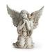 11300 Kneeling Angel With Outstretched Garden Statue 12.5
