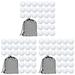 300 Pcs Golf Practice Ball Hollow Golf Ball Training Golf Balls with Mesh Drawstring Storage Bags for Training