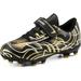 Rhyme-Zeal Kids Soccer Cleats Shoes Boys Girls Athletic Outdoor Indoor Firm Ground Soccer Shoes Comfortable Football Shoes