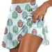 Gzea Mid Length Skirts For Women Womens Casual Prints Tennis Skirt Yoga Sport Active Skirt Shorts Skirt Blue L