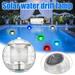 Oneshit Tools Summer Clearance LED Outdoor Water Float Colorful Football Waterscape Floating Ball Pool Garden