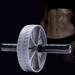 kosheko Abdominal Roller Exercise Equipment for Abdominal and Core Strength Training - Core Exercise Wheel for Home Gym - Home Fitness Wheel for Men and Women gray
