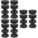 12 Pcs Headboards Bed Wall Bumper Round Bed Frame Bed Stoppers Furniture Fall Preventer Abnormal Noise Stabilizer Plastic