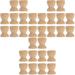 60 Pcs Display Shelves Wooden Egg Serving Cups Bracket Child