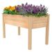 MOWENTA Raised Bed Planter 2â€™x4â€™. Outdoor Wooden Raised Garden Bed Kit for Vegetables Fruit s Flowers and Plants. Elevated Design.