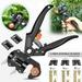 Clearance Sale - Garden Farming Pruning Shears Scissor Grafting Cutting Tool Suit Nursery Tree US Bind the joint with tape the material will against b/acteria and weather.