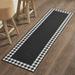 VHC Brands Down Home Indoor/Outdoor Rug/Runner Rect 22x78 Polyester Area Rug Accent Rug Floor Decor Down Home Collection Rectangle 22x78 Country Black