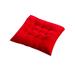 LINMOUA Pads Cushion Pillow Square Chair Cushion Seat Cushion With Anti-skid Strap Indoor and Outdoor Sofa Cushion Cushion Pillow Cushion For Home Office Car Red