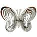 New Hanging Ornament Garden Wind Chime Wind Catcher Rotating Butterfly Reflective Butterfly Wind Spinner SILVER