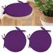 Pengzhipp Seat Cushion Round Garden Chair Pads Seat For Outdoor Bistros Stool Patio Dining Room Soft Cozy Home Textiles Purple