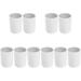 White 10 Pcs Pp Water Glass Goblets Japanese Mouthwash Cup Washing Cups Brush Lovers