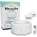 Rechargeable Mosquito Repeller Mosquito Repellent Outdoor Patio Insect Bug Repeller Indoor Natural Ingredients Portable Mosquito Repellant Device 30ft Protection 2 Refills (White)