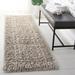 Collection Runner Rug - 2 3 X 8 Ivory & Grey Moroccan Design Non-Shedding & Easy Care 2-Inch Thick Ideal For High Traffic Areas In Living Room Bedroom (SGH376A)