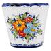 Hand Painted Portuguese Pottery AlcobaÃ§a Ceramic Wall Planter Flower Pot Made in Portugal 6.5 x 2.5 x 6 inches (AVID-574)