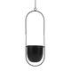 ZPAQI Nordic Metal Hanging Planter Flower Pot Modern Wall Green Plants Hanger Holder