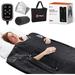 Lifepro Portable Infrared Sauna Blanket Far Infrared Sauna for Home Relaxation Black