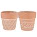 Flower Pots Bulk 2 Pcs Terracotta Dropshipping for Succulents Plants Bedroom Decoration Decore Planter Red