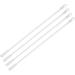 Vertical Blinds 4pcs Blind Wands Window Blind Tilt Rods Vertical Wand Control Handle Clear Blind Tilt Wand Replacement with Hook and Blinds Opener Accessory Blinds& Shades